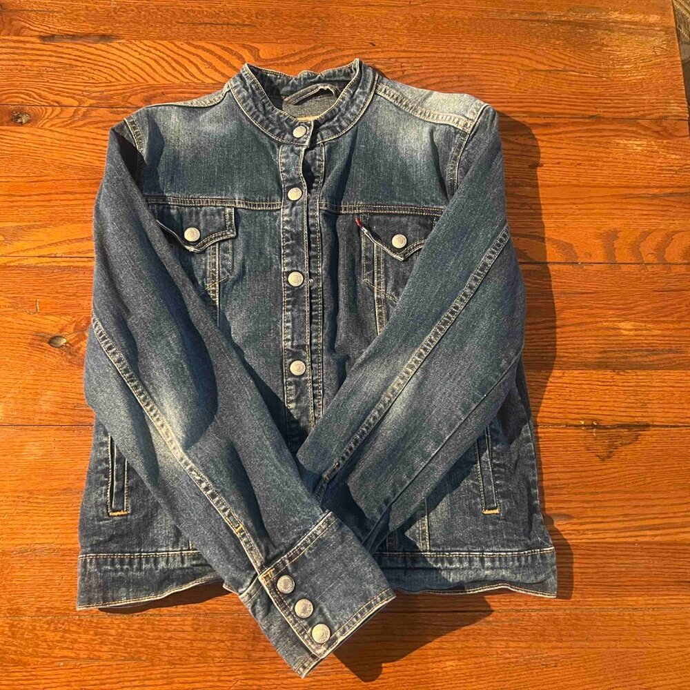 Levi Collarless Jean Jacket